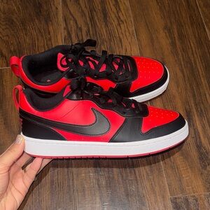 Nike Red and Black Sneakers